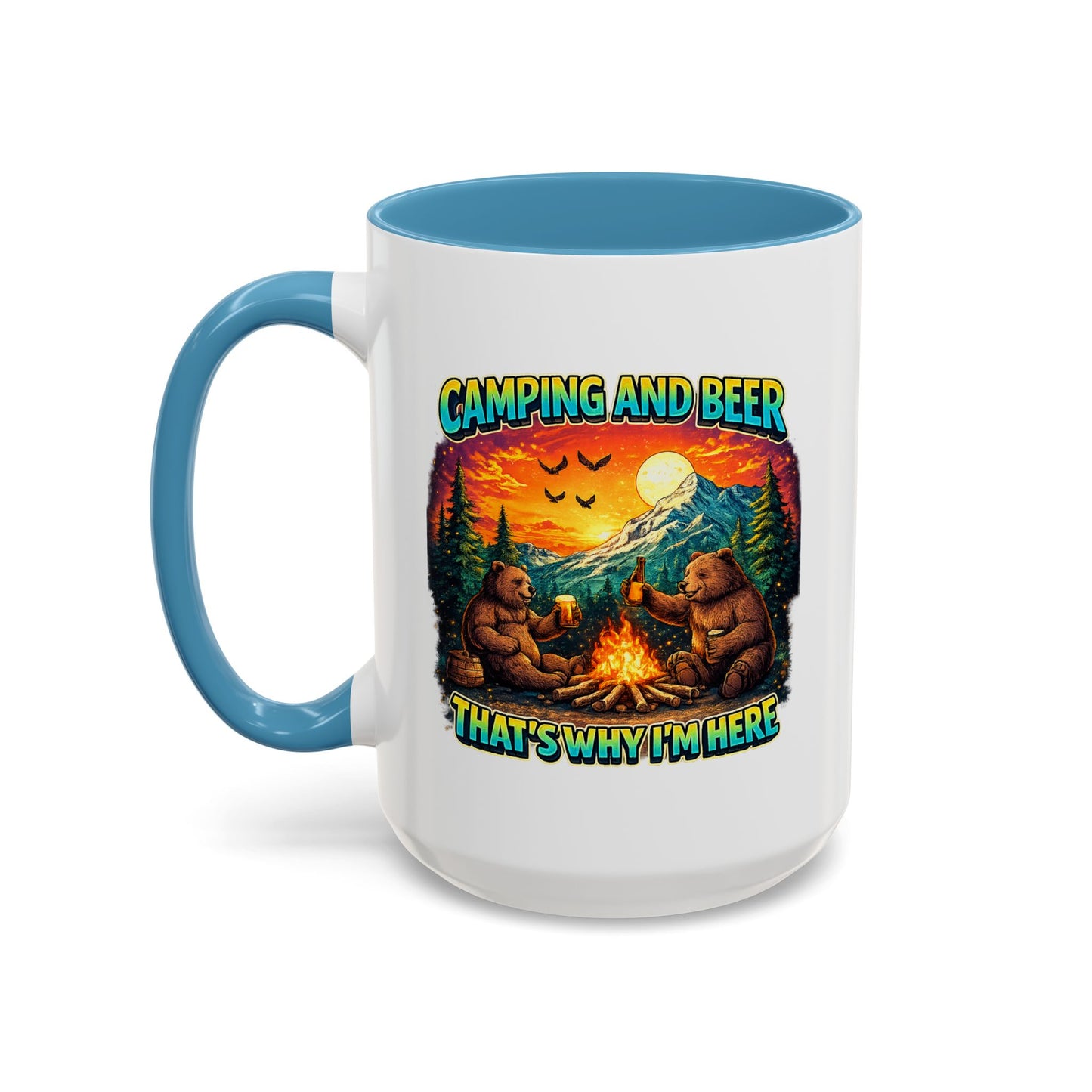 Humor Mug - Camping and Beer