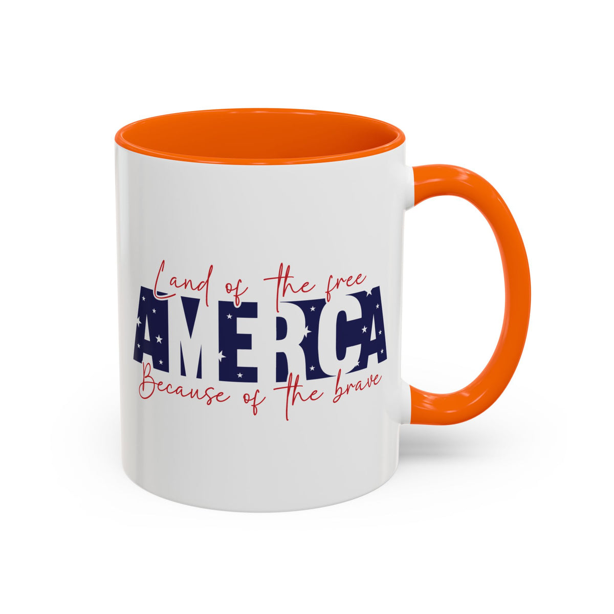 4th of July Mug - American Land of the Free Stars