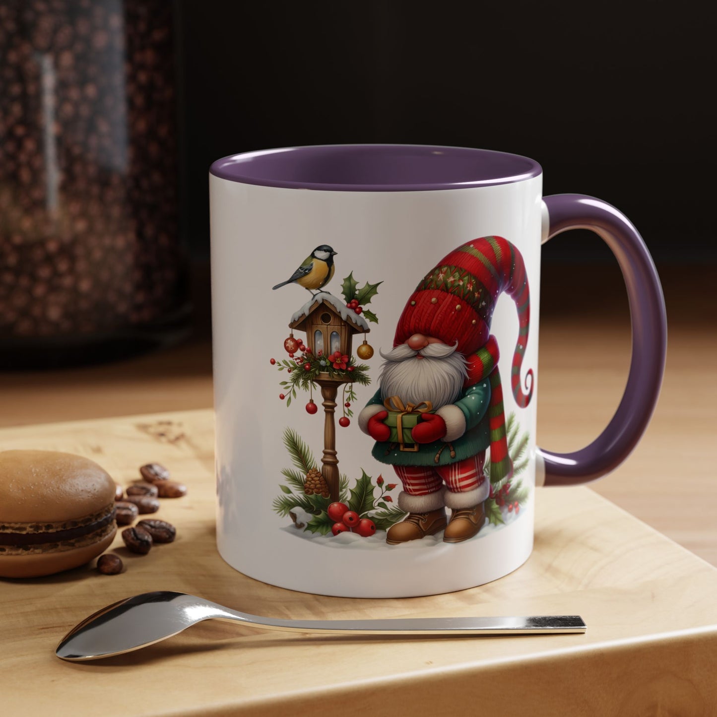 Christmas Mug - Gnome and Birdhouse