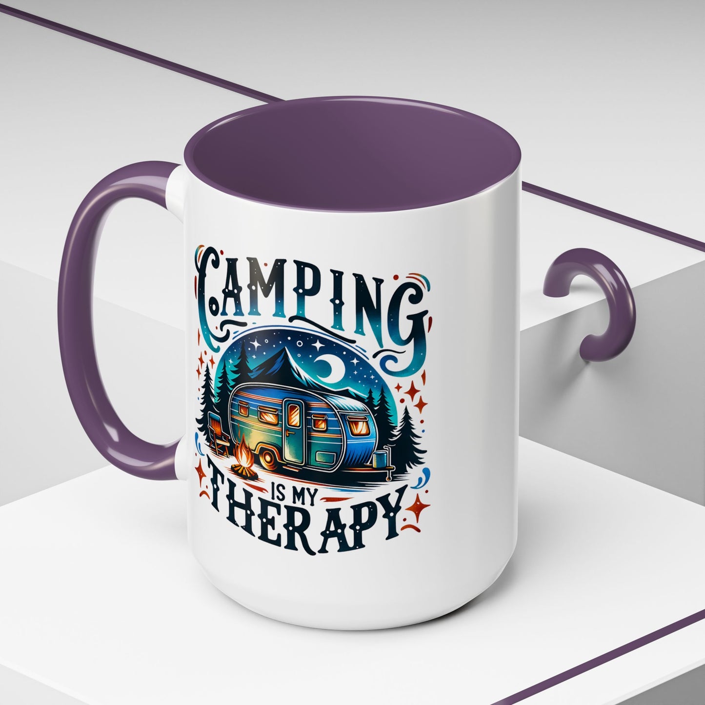 Adventure Mug - Camping Is My Therapy