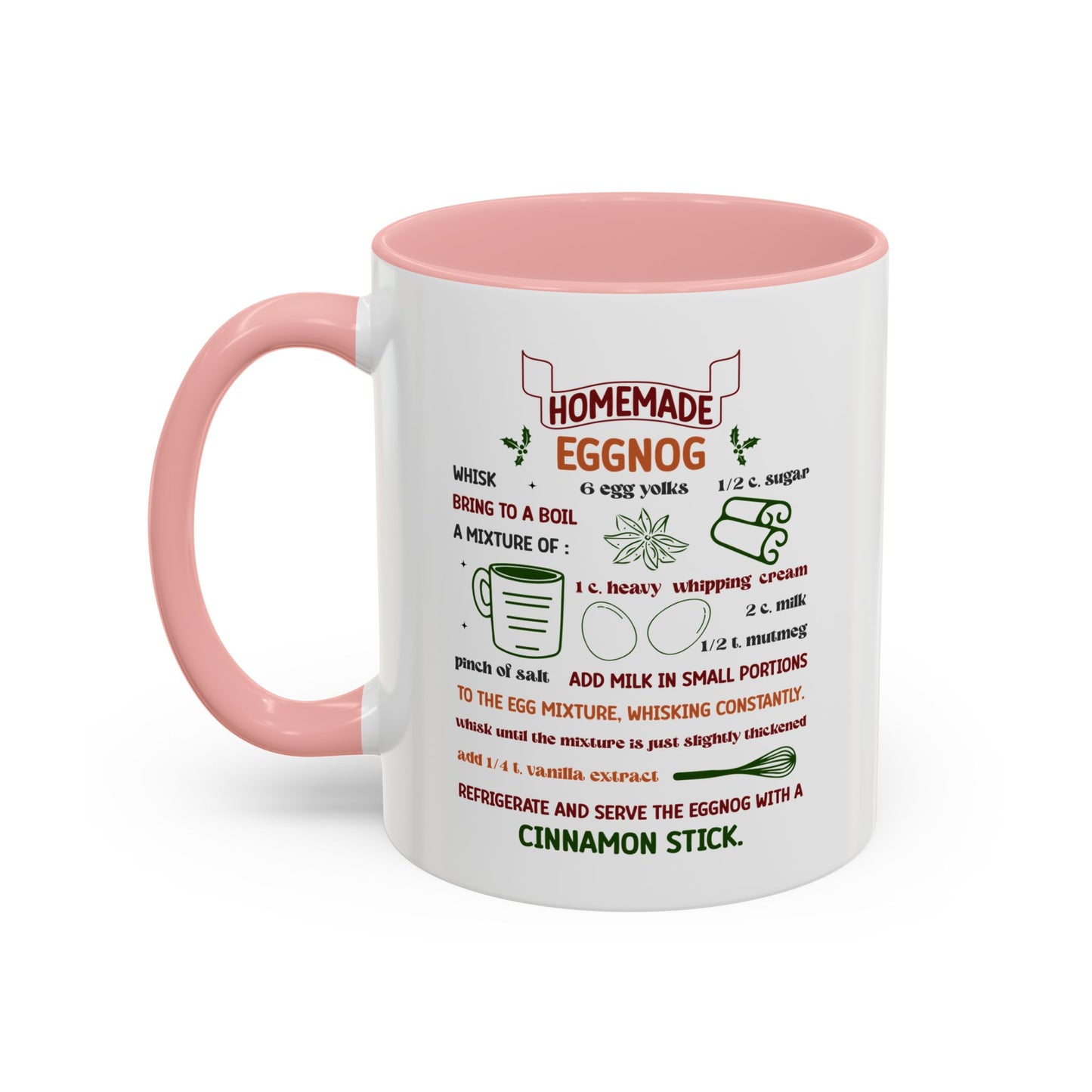 Christmas Mug - Homemade Eggnog Recipe