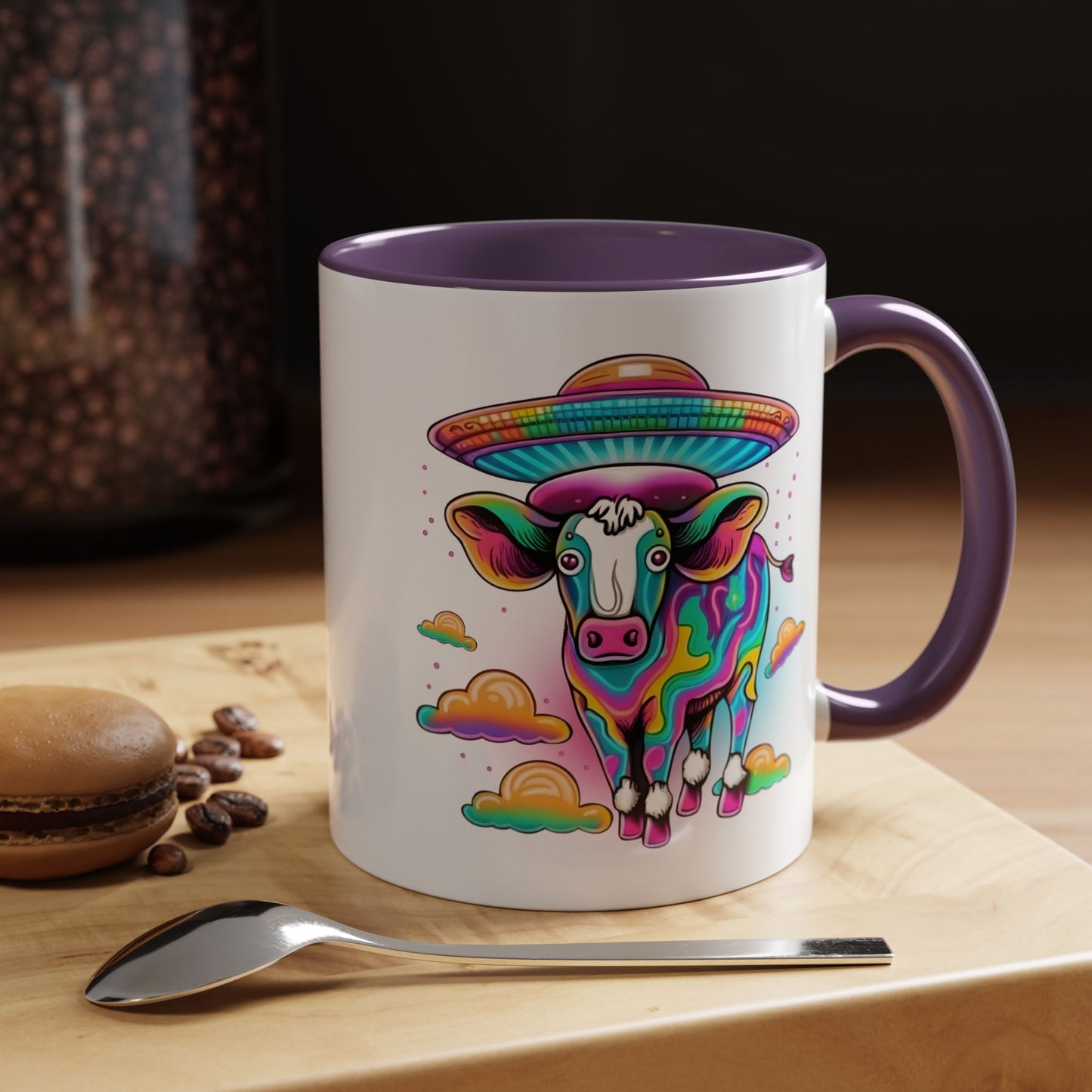 Alien Mug - Multicoloured Cow