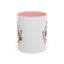 Christmas Mug - We Wish You a Merry Christmas Black & Red Text Cookies & Candy