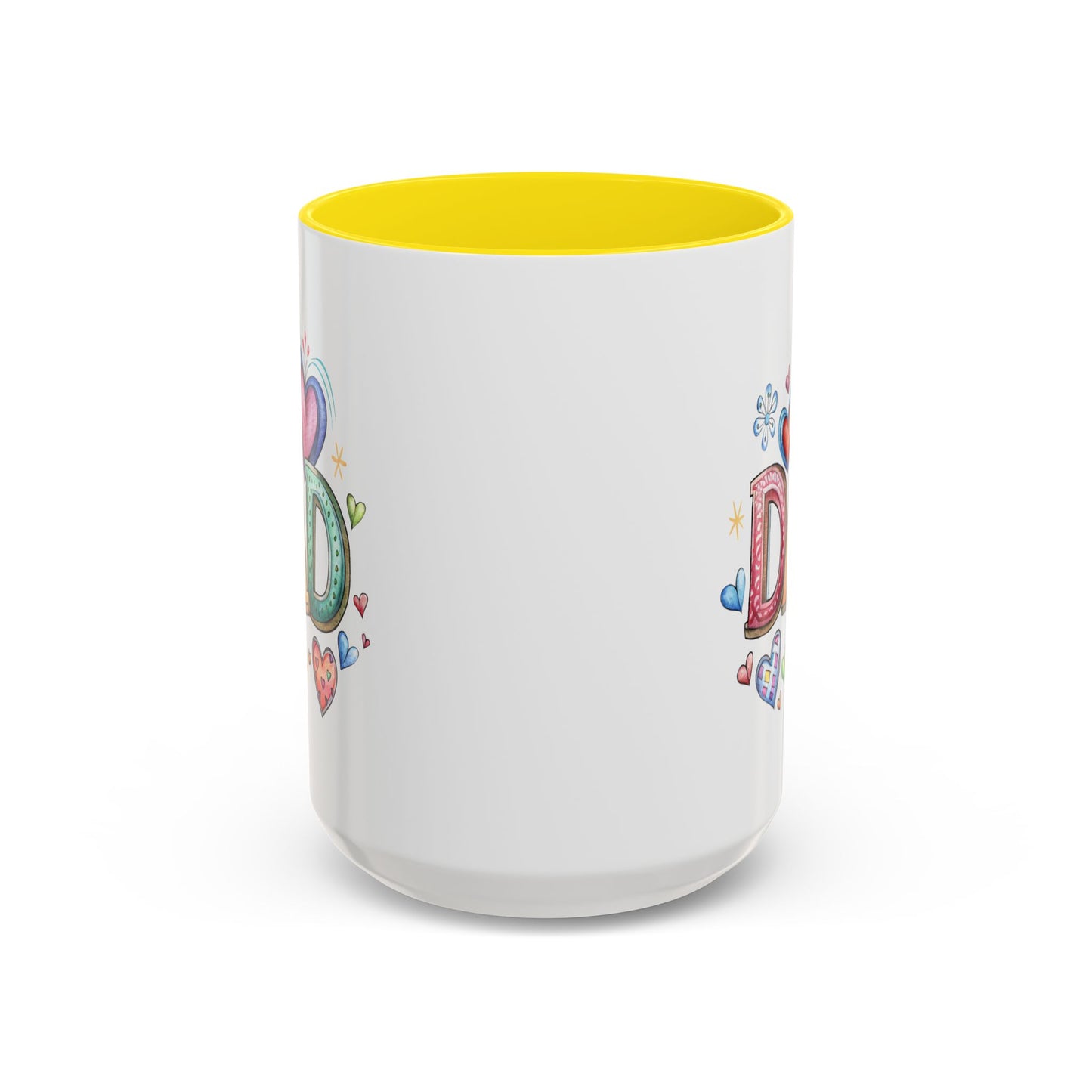 Father's Day Mug - Dad Hearts