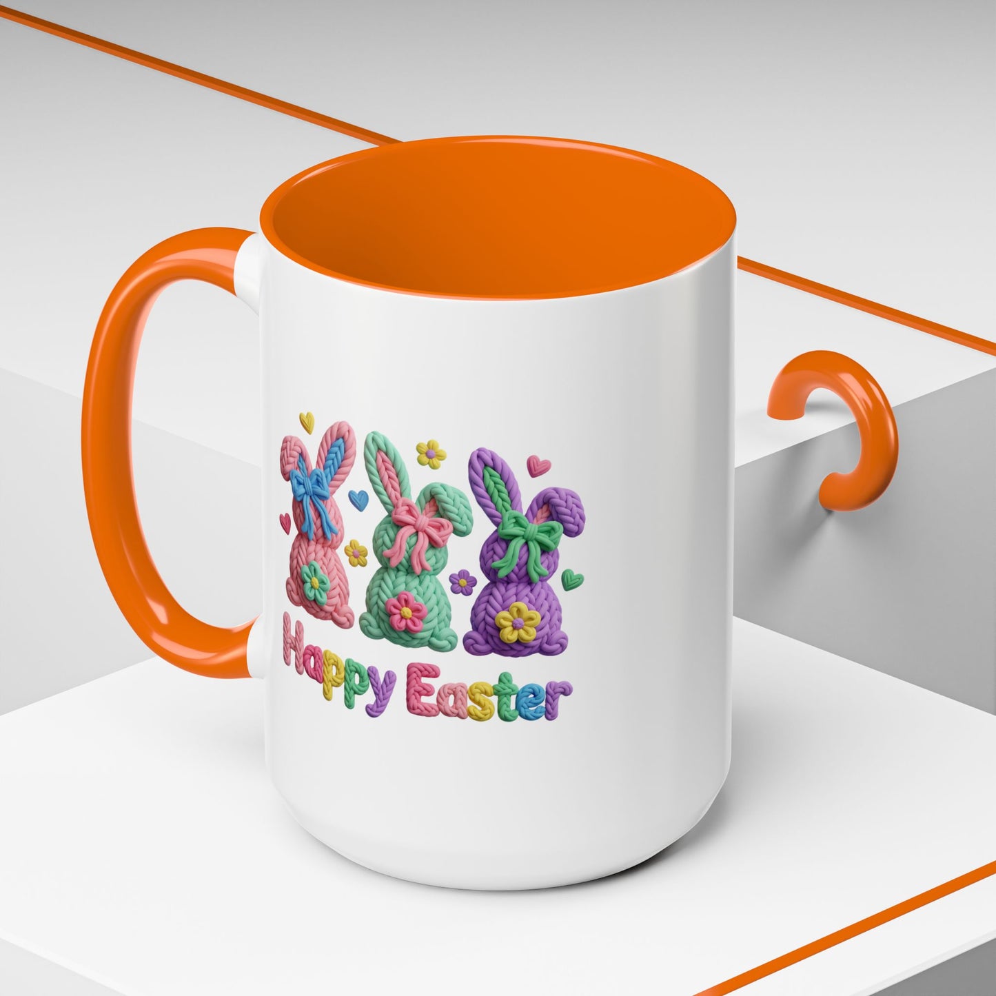 Easter Mug - Crochet Bunnies